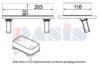 PORSC 94810727603 Oil Cooler, engine oil